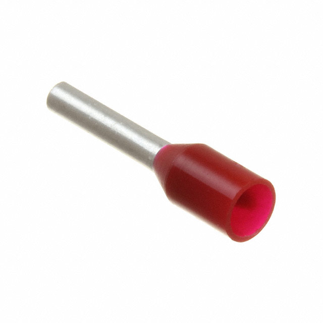 CONN FERRULE DIN 17AWG RED