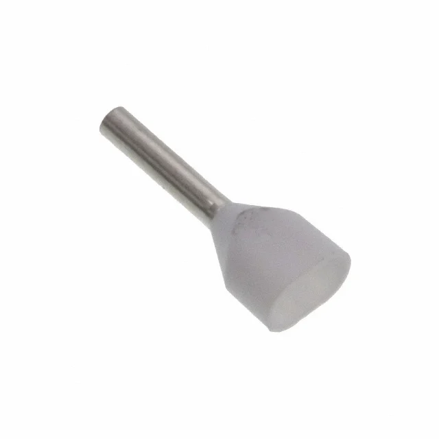 CONN FERRL DIN 2X20AWG WHT