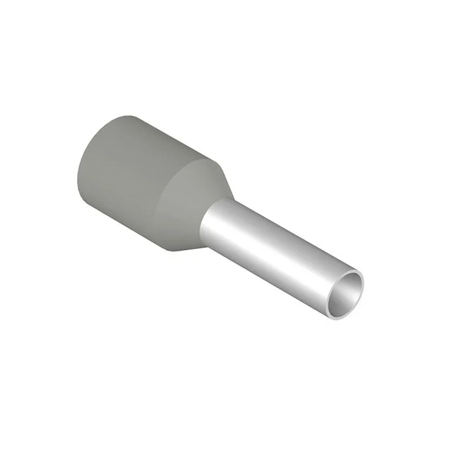 CONN FERRULE 14AWG GRAY