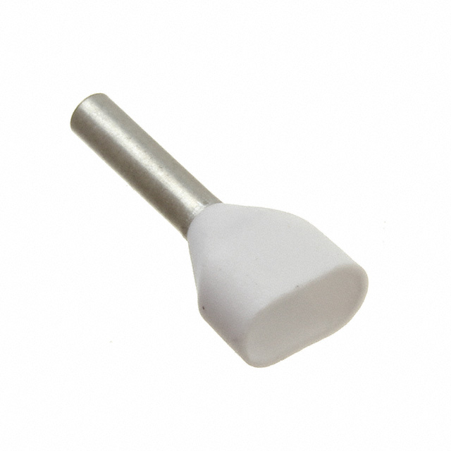 CONN FERRULE 2 X 18AWG WHT