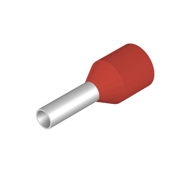 CONN FERRULE 16AWG RED