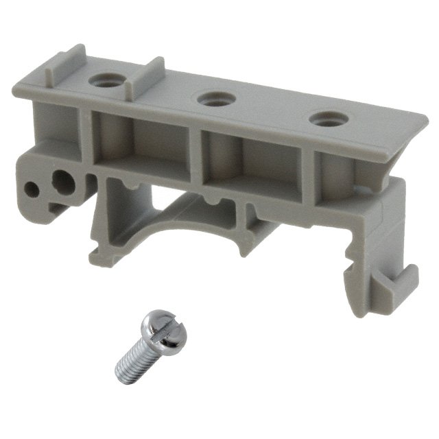 CONN TERM BLK D RAIL ADAPT GRAY