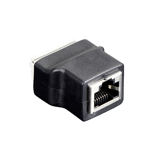 ADAPT TERM BL 8P TO RJ45 JCK BLK