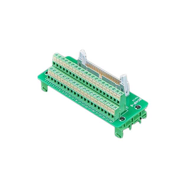 DIN RAIL 2X20 IDC TO TERM BLOCK