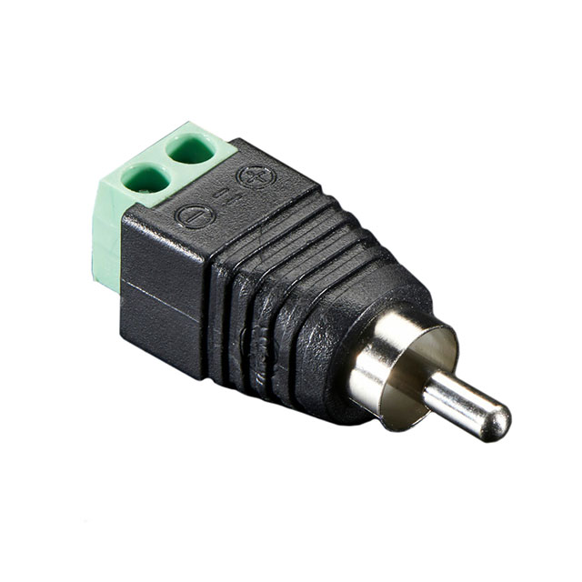ADAPT RCA PLUG TO TERM BLK 2POS