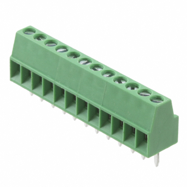 TERM BLK 12P SIDE ENT 2.54MM PCB