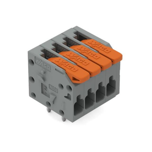 TERM BLK PCB LEVER 3.5MM 4POS