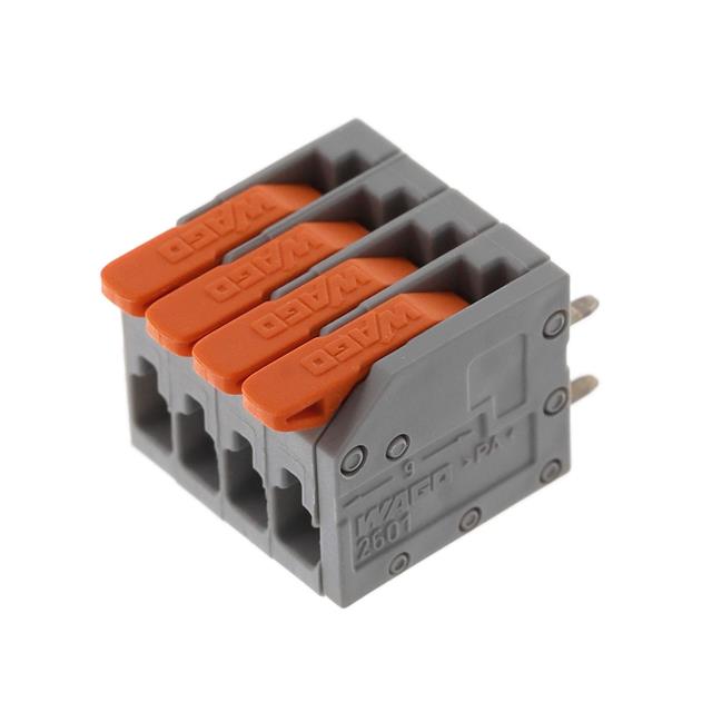 TERM BLK PCB LEVER 3.5MM 4POS