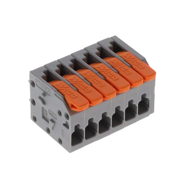 TERM BLK PCB LEVER 3.5MM 6POS