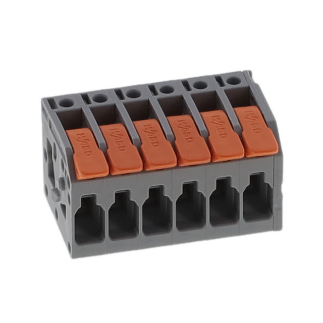 PCB TERMINAL BLOCK; LEVER; 4 MM;