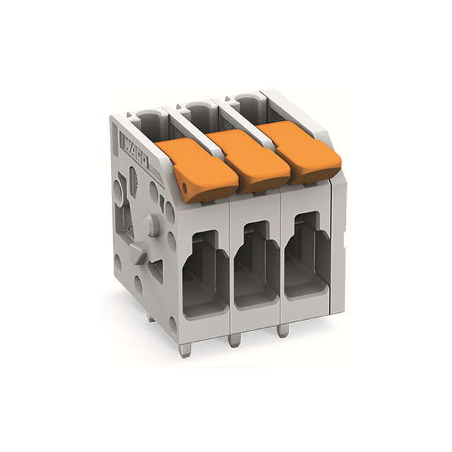 PCB TERMINAL BLOCK; LEVER; 4 MM;