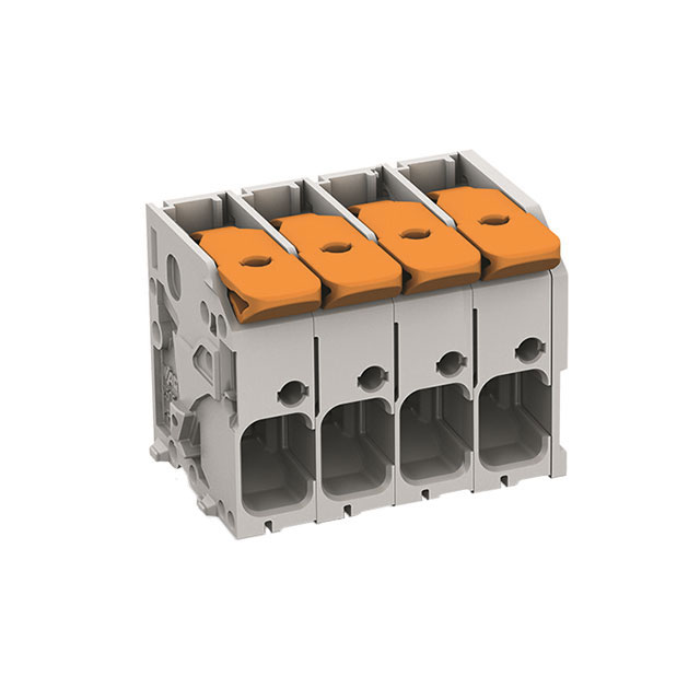 PCB TERMINAL BLOCK; LEVER; 6 MM;