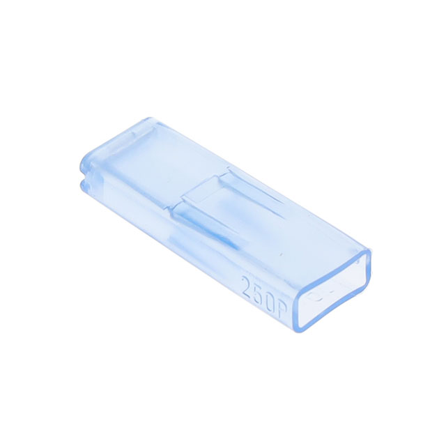 CONN RCPT SLEEVE 0.25 1P PL BLUE