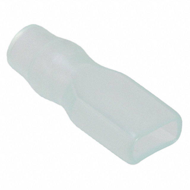 CONN RCPT SLEEVE 0.25 1POS CLEAR