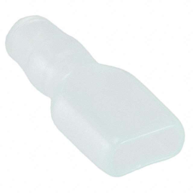 CONN RCPT SLEEVE 0.25 1POS CLEAR