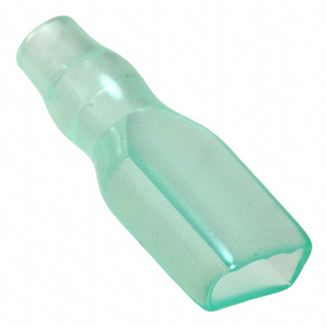 CONN RCPT SLEEVE 0.25 1POS CLEAR