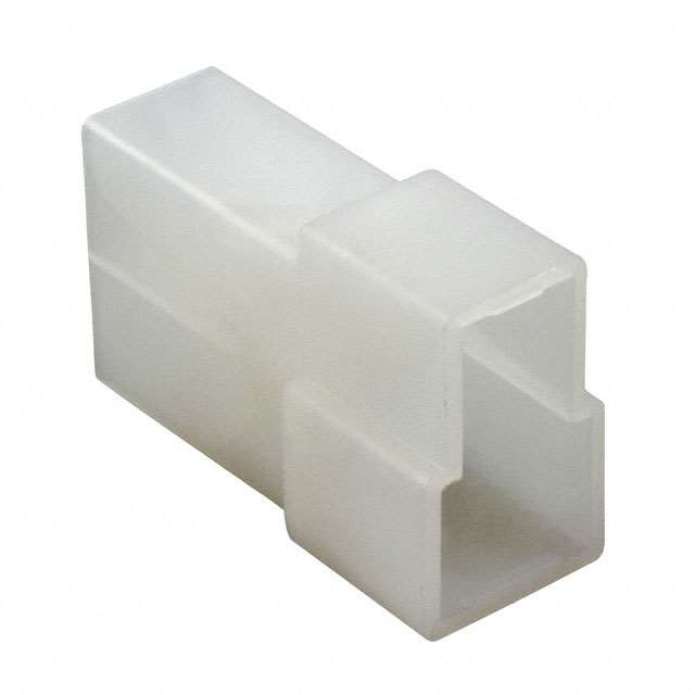 CONN MALE TAB HSG 0.25 2POS NAT