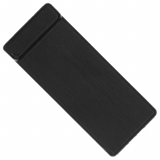 CONN RCPT HSG 0.25 1POS BLACK