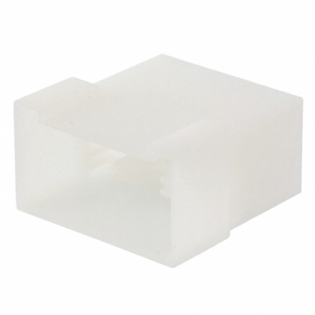 CONN MALE TAB HSG 0.25 6POS NAT