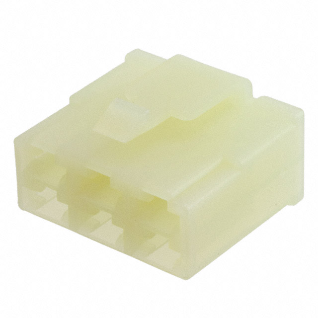 CONN RCPT HSG 0.25 6POS NATURAL