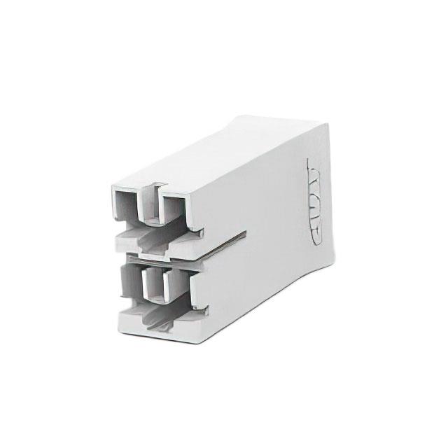 CONN RCPT HSG 0.25 2POS NATURAL