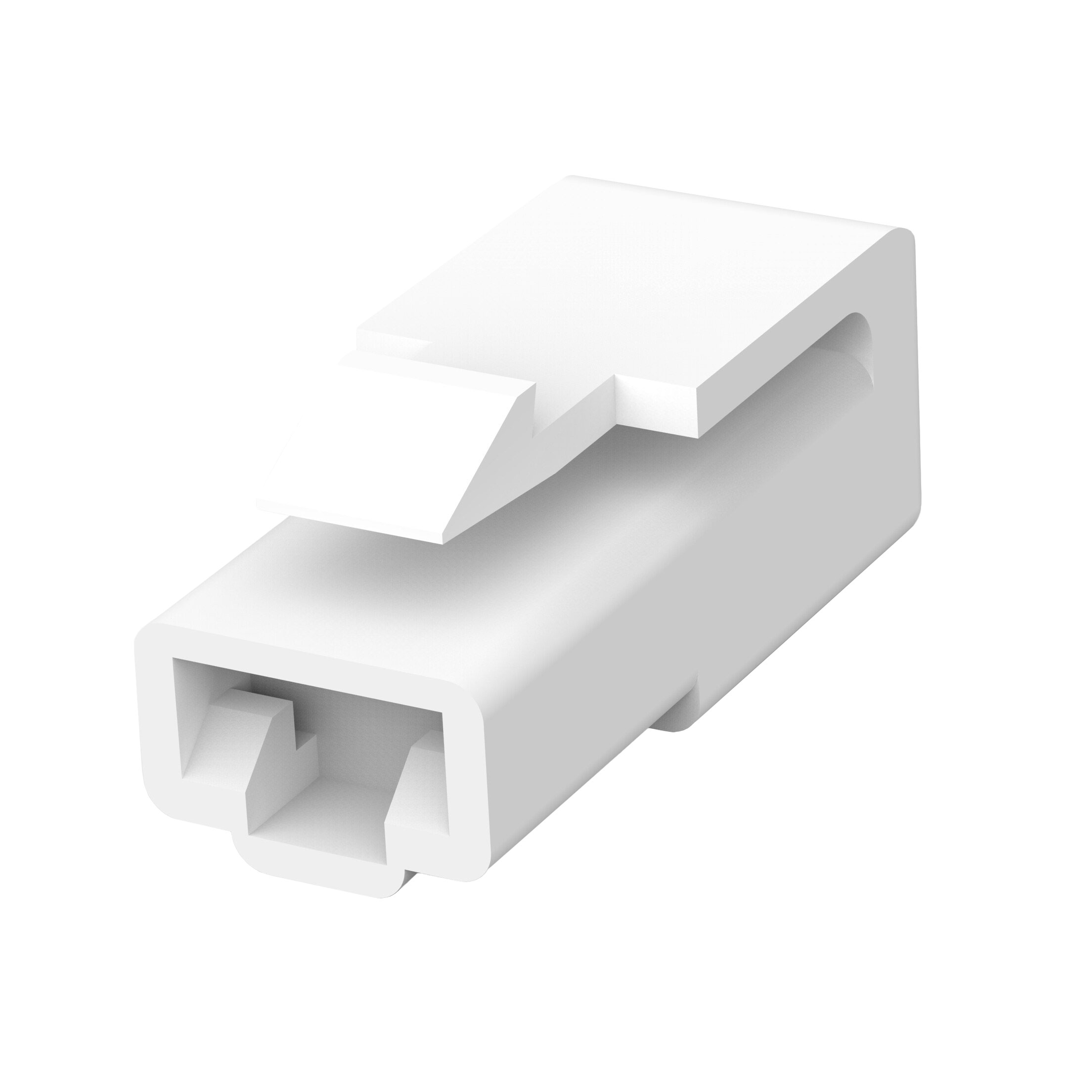 CONN RCPT HSG 0.25 1POS NATURAL