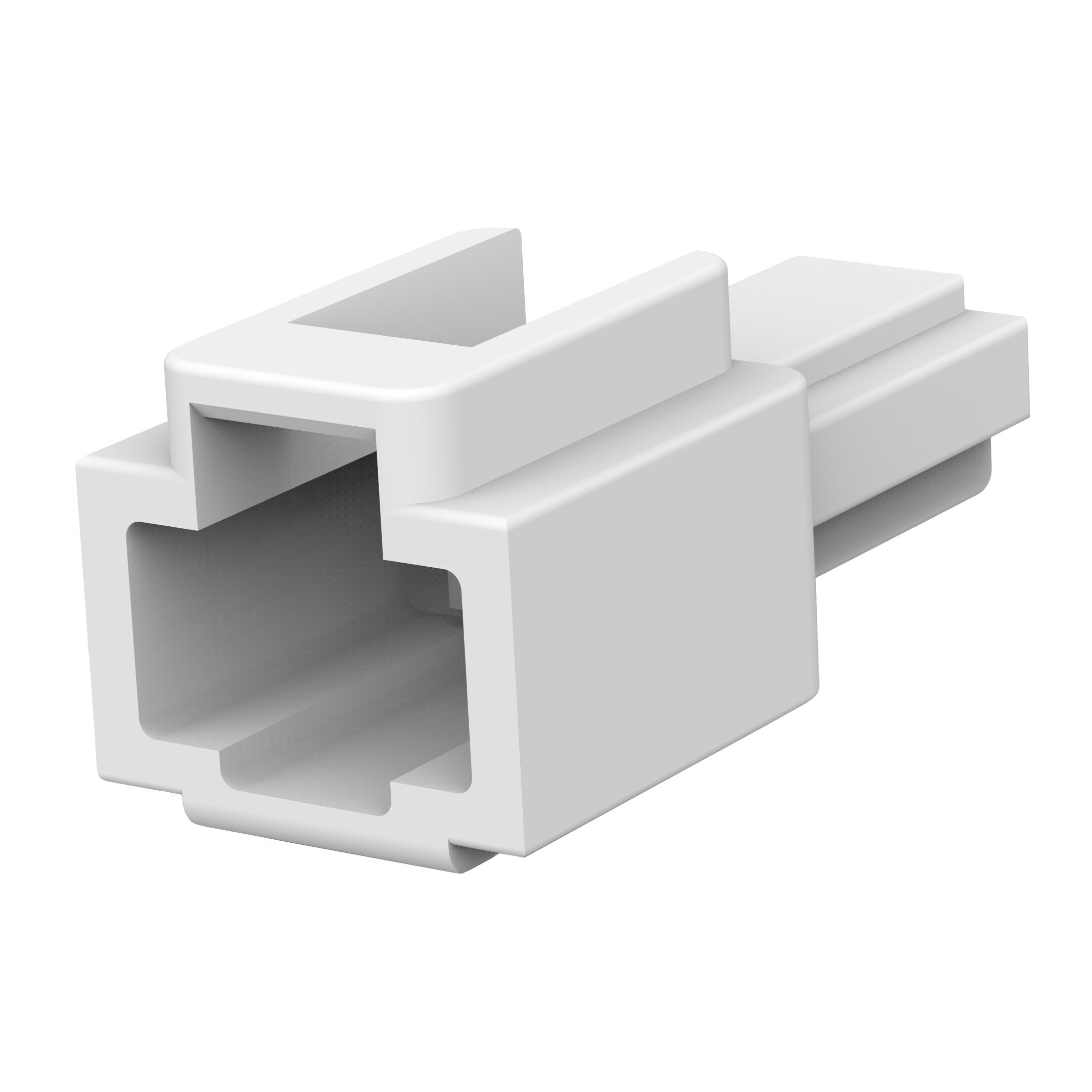 CONN MALE TAB HSG 0.25 1POS NAT