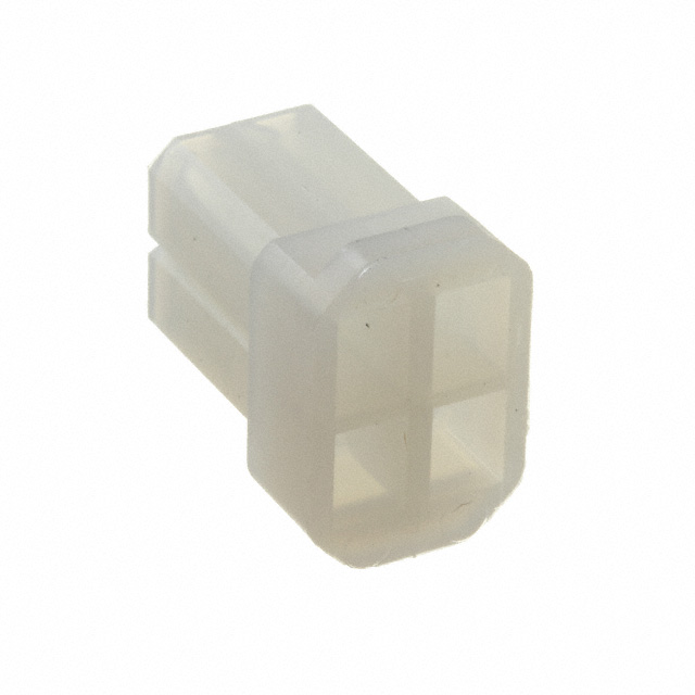 CONN RCPT HSG 0.11 4POS NATURAL