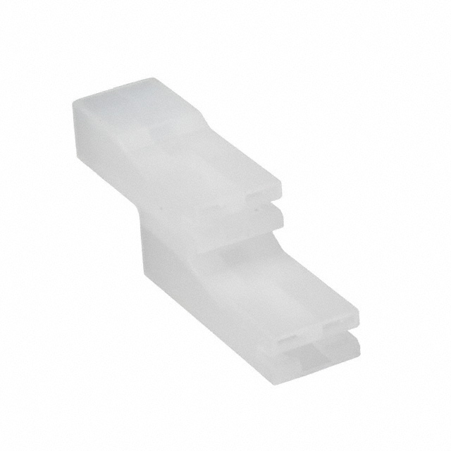 CONN RCPT HSG 0.25 2POS NATURAL