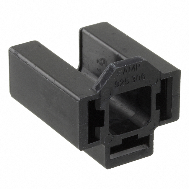 CONN MALE TAB HSG 0.312 3POS BLK