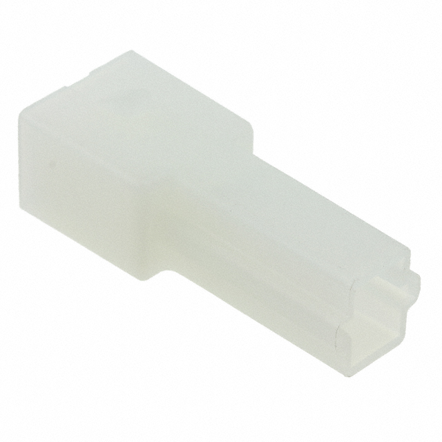 CONN MALE TAB HSG 0.25 1POS NAT