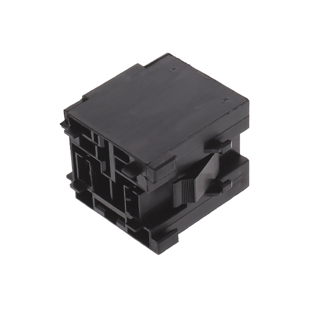 CONN RCPT HSG 0.375 2POS BLACK
