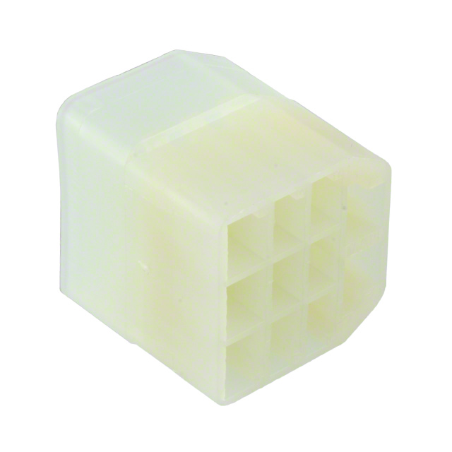 CONN MALE TAB HSG 0.25 11POS NAT