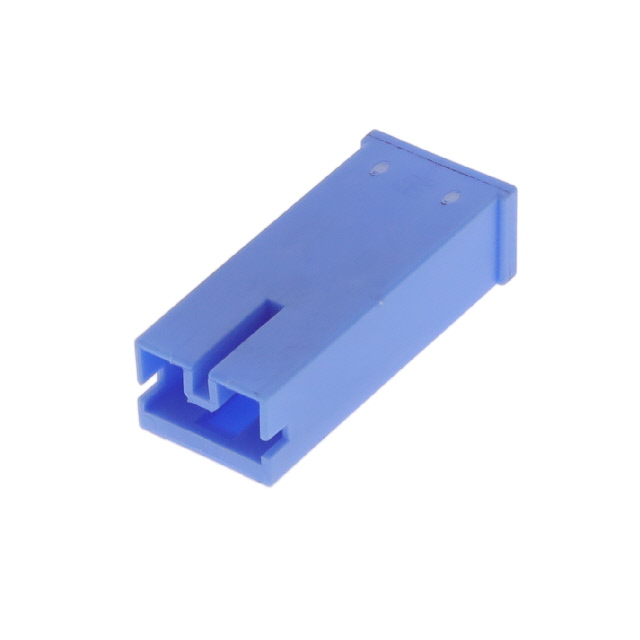 CONN RCPT HOUSING 0.25 1POS BLUE
