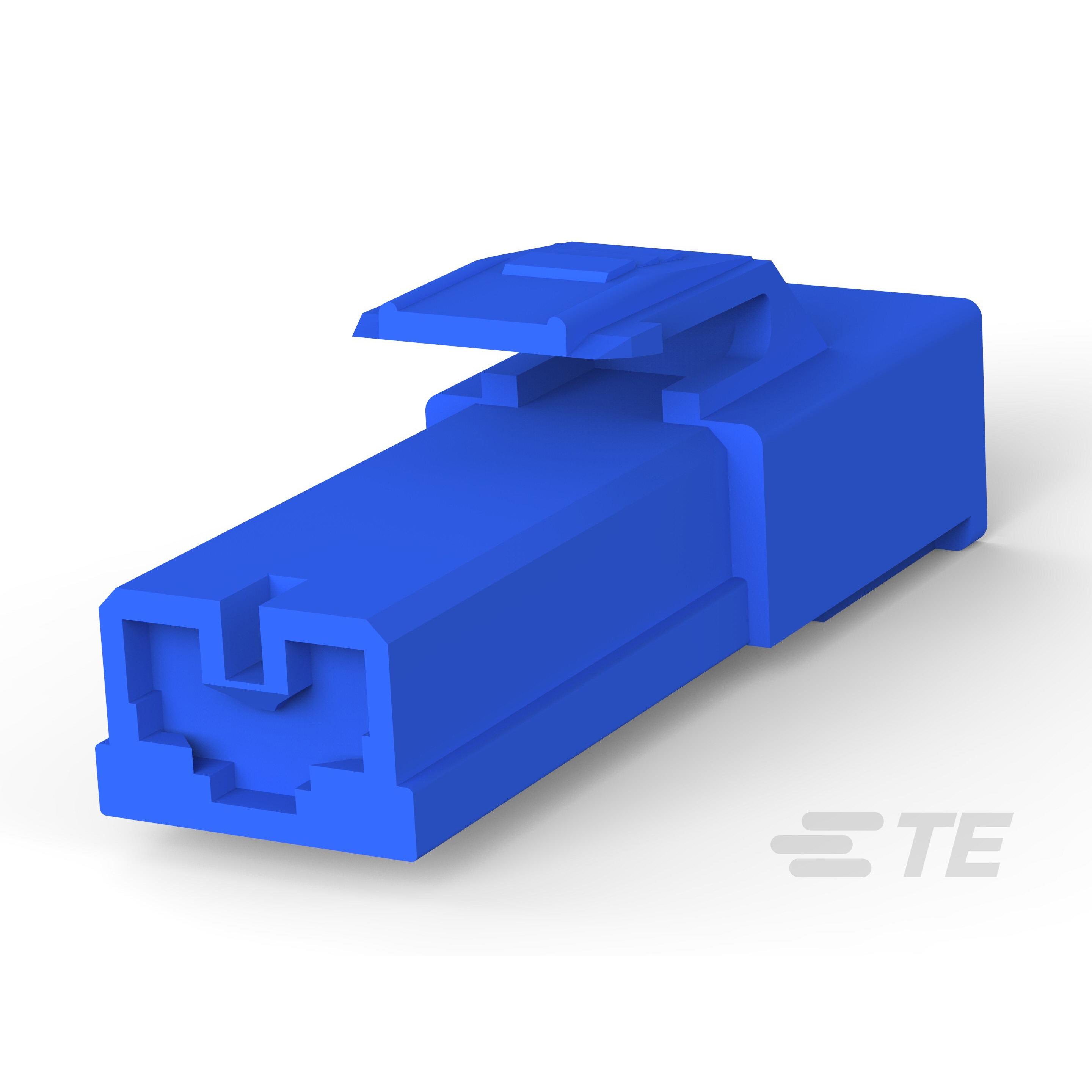 CONN RCPT HSG 0.187 1POS BLUE