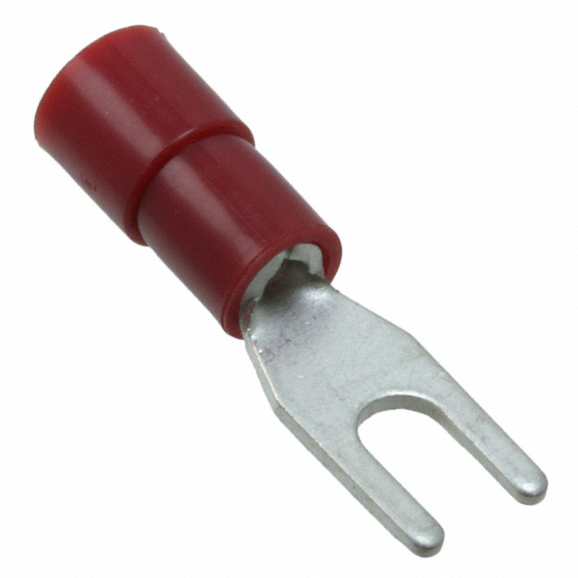 CONN SPADE TERM 16-20AWG M3 RED
