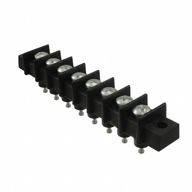 CONN BARRIER STRIP 8CIRC 0.438"