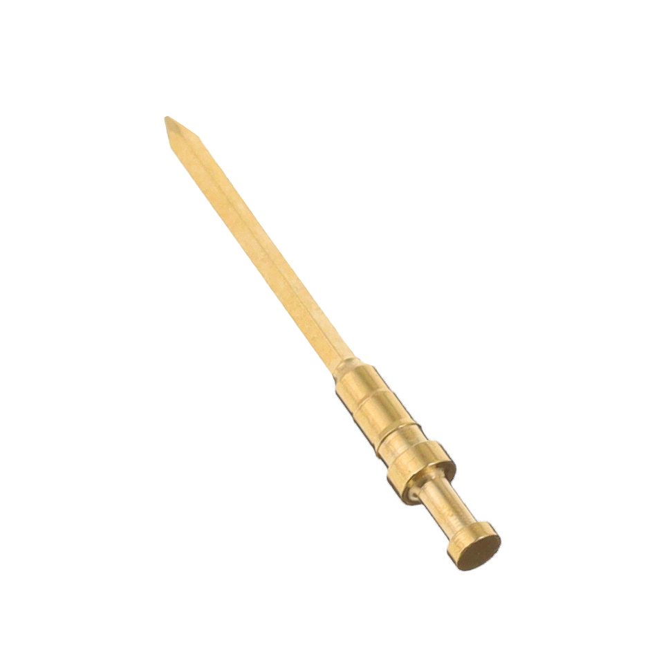 TERM TURRET PIN L=3.33MM GOLD