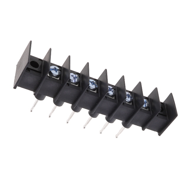 CONN BARRIER STRIP 6CIRC 0.438"