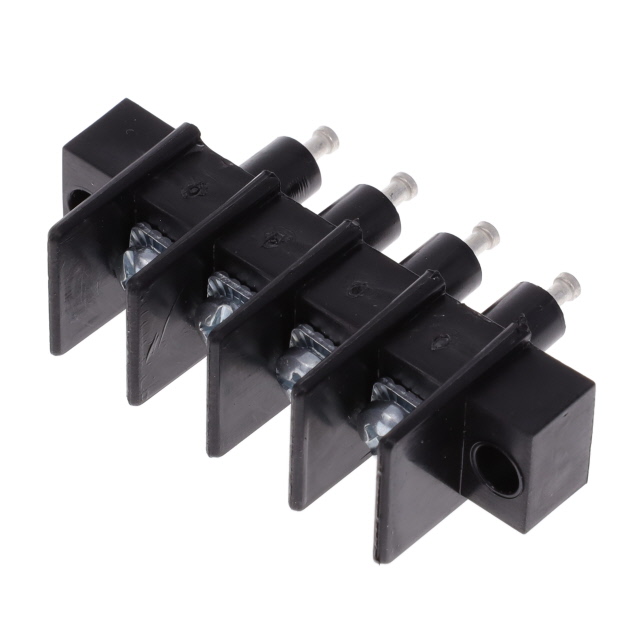 CONN BARRIER STRIP 4CIRC 0.375"