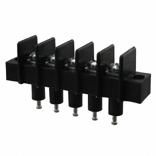 CONN BARRIER STRIP 5CIRC 0.375"