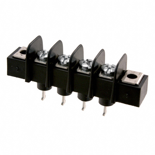 CONN BARRIER STRIP 4CIRC 0.375" CONN BARRIER STRIP 4CIRC 0.375"