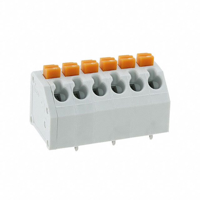 TERM BLOCK 6POS 45DEG 3.81MM PCB