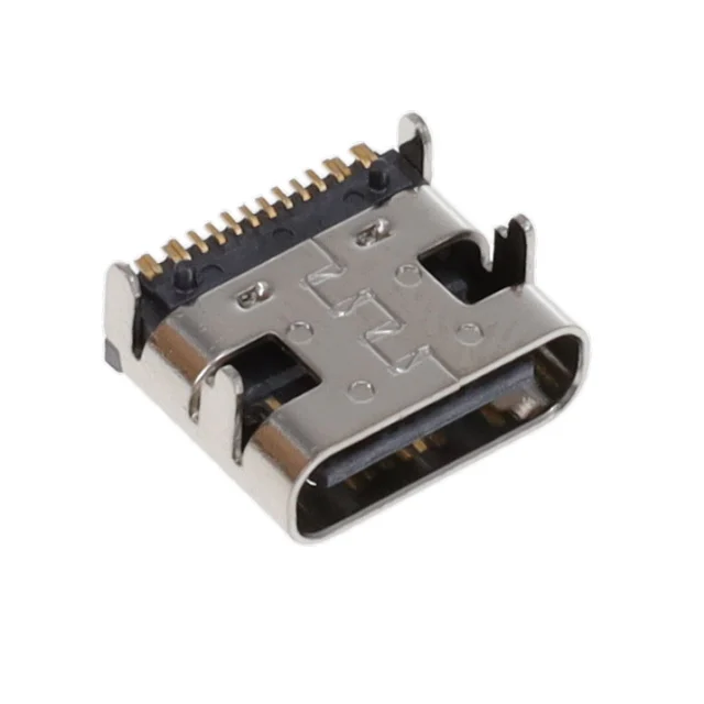 CONN RCP USB2.0 TYP C 24P SMD RA