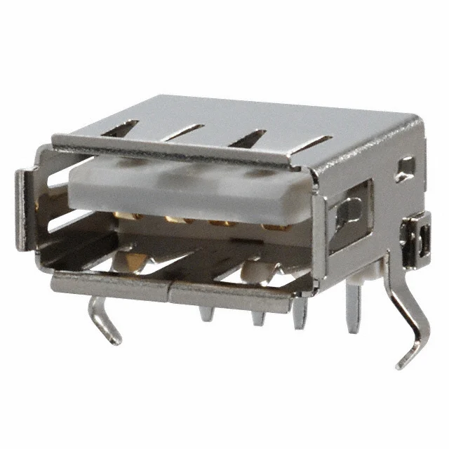 CONN RCPT USB2.0 TYPEA 4POS R/A