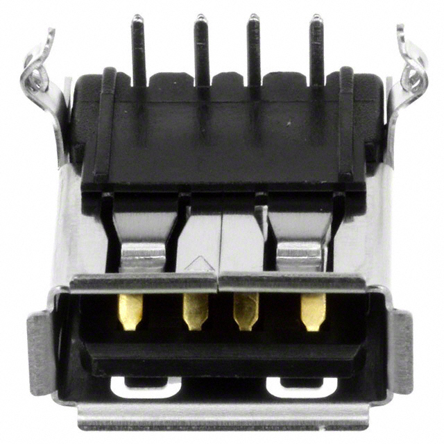 CONN RCPT USB2.0 TYPEA 4POS R/A