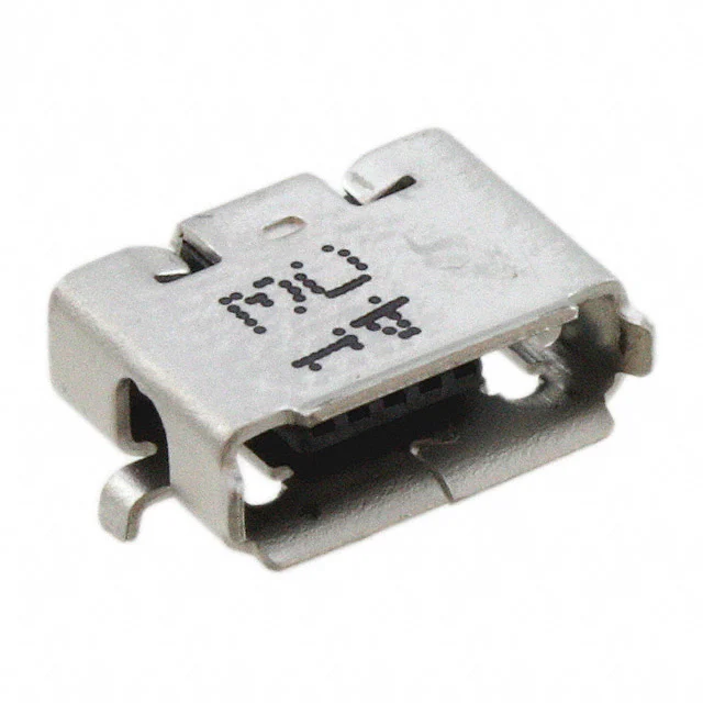 CONN RCPT MICRO USB AB 5P SMD RA