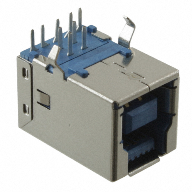 CONN RCPT USB3.0 TYPEB 9POS R/A