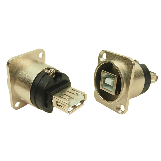 XLR USB B FEMALE-USB A FEMALE