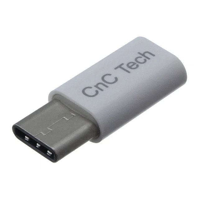 ADAPT USB MICRO B RCPT TO C PLUG